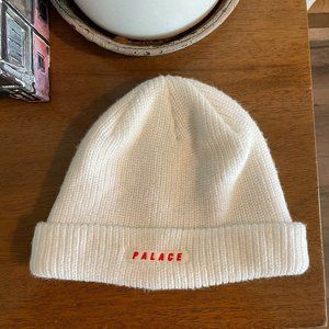 PALACE - white knit beanie